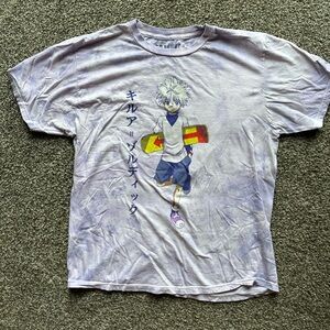 Hunter x Hunter Killua Purple Tie-Dye Shirt